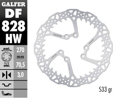 Galfer shark wave bremsscheibe - shark,